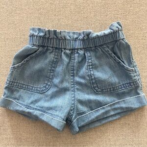 Old Navy 3-6m paperbag denim shorts